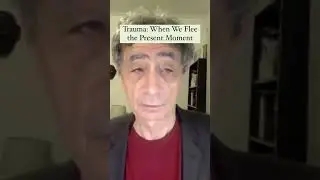 Trauma: When we flee the present moment #GaborMate