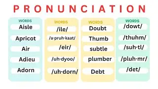 100 Common English Words |Practice English Pronunciation