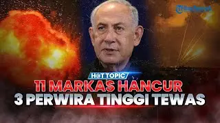 🔴Israel Panik! 11 Pangkalan Militer Hancur Dirudal Hizbullah hingga 3 Perwira Tinggi IDF Tewas