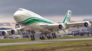 Bird-Strike hits VIP Boeing 747-400!
