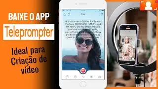 TelePrompter para Vídeo | Como Baixar e Usar o App TelePrompter  no Celular