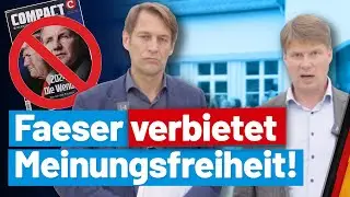 Nancy Faeser dreht frei: Meinungsfreiheit VERBOTEN🚫! Götz Frömming & Steffen Kotré -AfD-Fraktions-TV