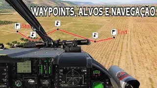 DCS Tutorial - Waypoints, coordenadas de alvos e navegação do OH-58D Kiowa