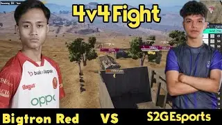 BTR Vs S2G 4v4 Fight in PMGC | Pubg Mobile Esports| PMGC 2022