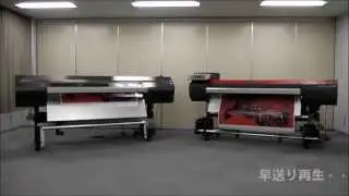 XF-640高速印刷動画 (XJ/XF print speed comparison)