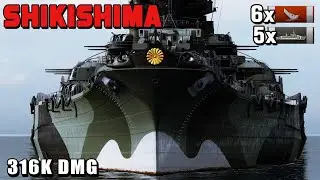 Shikishima: 510mm shells hits like a truck