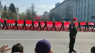 🔴Новосибирск 2022 День Победы парад военной ретро техники и ЗНАМЯ ПОБЕДЫ🌟