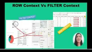 DAX || Row Context Vs Filter Context in POWER BI || 
