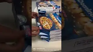 Domino’s se kiya bhandara😄🤩