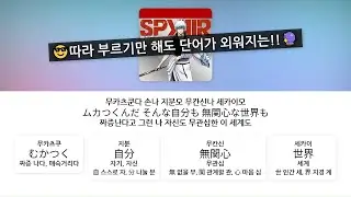 대답해 줘! 거기 아무도 없어?🤕🤍 사무라이 하트 - SPYAIR, 가사 / 단어 정리 (한글 발음)