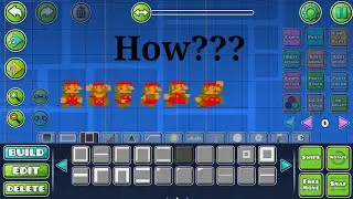 Easy way to make a pixel art in geometry dash on mobile