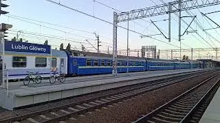 Odjazd EP07 z IC Kiev Express rel. Warszawa - Kijów z Lublina Głównego 16.05.2024r.