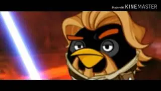 Anakin vs Obi Wan but Angry Birds