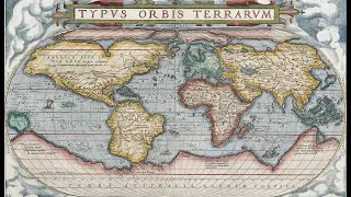 450 year old World Map by Ortelius