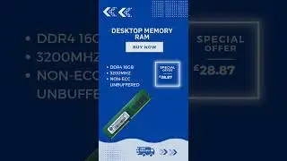 16GB DDR4 3200MHz Desktop Memory RAM 