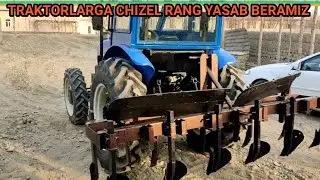 TRAKTORLARGA CHIZEL RANG YASAB BERAMIZ #Traktor #Texnika #UzbTraktorlar #TexXizmati #Svarka #UzTexno