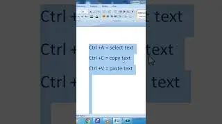 Useful Keyboard SHORTCUTS | Shortcut key computer | Ctrl + A | Ctrl + C | Ctrl + V 