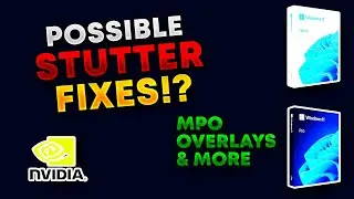 HOW TO FIX STUTTERING IN GAMES 🎮 | NVIDIA Ansel Overlay, MPOs & More!