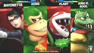 KOG3 - Shawn Beef (P2/P4) vs Bayonetta (P1/P3) GF Smash Bros. Ultimate