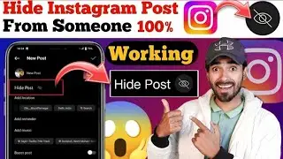 How to hide post/reels from someone on instagram 😱 || Post Or Reel Hide Kaise Kare ?