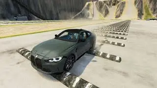 Cars vs 1000 Speed Bumps – BeamNG.Drive