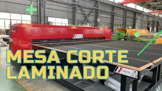 CVL 3700 Mesa para corte de vidrio laminado CNC