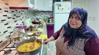 Annemle babam la köyde öğlen yemeği köy içinde akşam sohbeti