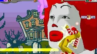 MUGEN: Evil Powerful Donald V.S K-Dark Evil Donald (Both 12p)