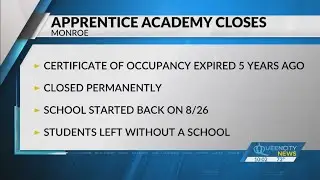 Apprentice Academy charter in Monroe announces closure
