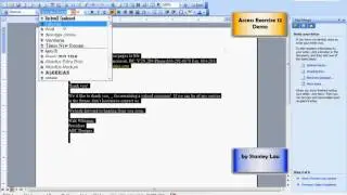 Access 12 - Mail Merge with Access Database