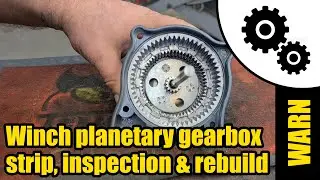 Warn winch planetary gear set overhaul 