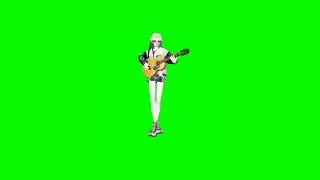 green screen animasi main gitar