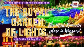 Royal Garden of Light in Warsaw, Poland | Spectacular Display of Lights and Colors