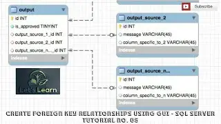 How to create a FOREIGN Key from Object Explorer in SQL?