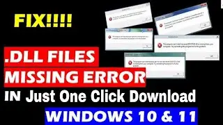 How to fix DLL File Missing error In Window #ytstudio #technical #pcproblem@MrBeast2