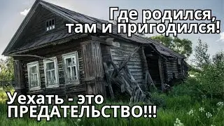 Where you were born, there you will also rot!