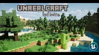 UnrealCraft Infinite WIP3 - Minecraft style voxel world Blueprint created in Unreal Engine 5