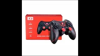 Connect & Configure Gamepad X3 to PC by Bluetooth and USB (Read Description)