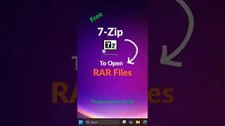 How to Install 7-zip Open ZIP & RAR Files 