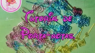 Tutorial de porta notas.