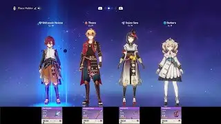 Genshin Impact Combat Demo (𝐖𝐨𝐫𝐥𝐝 𝐋𝐯𝐥 𝟓, 𝐀𝐑 𝟒𝟓): Heizou+Thoma+Kujou Sara+Barbara= 𝟒★ 𝗼𝗻𝗹𝘆 𝘁𝗲𝗮𝗺
