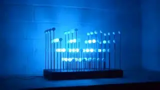 MIDI / sound controlled LED sculpture