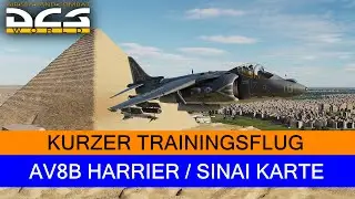 AV8B Harrier auf der neuen SINAI Karte ★ DCS World