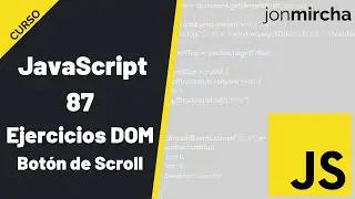 JavaScript Course: 87. DOM: Practical Exercises | Scroll Button - 