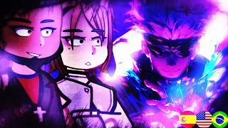 🇺🇸/🇪🇸/🇧🇷 Gachiakuta React to Rudo As Satoru Gojo – Gacha React