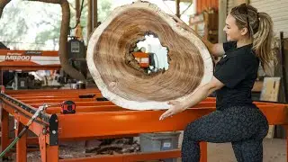 Flatten Beautiful Slabs With Me Using The SlabMizer!