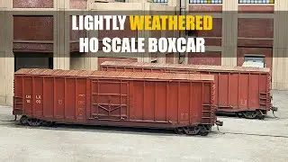 Lightly Weathering an HO Scale Boxcar