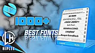 1000+ BEST FONTS PIXELLAD 2023 !