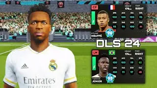 Buying & Maxing VINICIUS JUNIOR, MBAPPE & HAALAND in Dream League Soccer 2024