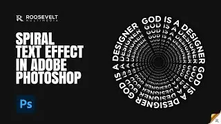 How to Create a Spiral Text Effect in Adobe Photoshop